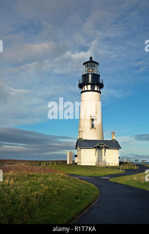 Oder 02388-00 ... OREGON - Yaquina Head Lighthouse in der Yaquina Head hervorragenden natürlichen Bereich. Stockfoto