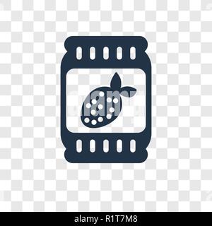 Stau vektor Icon auf transparentem Hintergrund isoliert, Marmelade Transparenz logo Konzept Stock Vektor