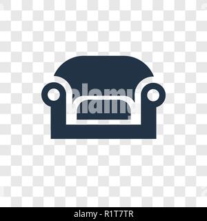 Sessel vektor Icon auf transparentem Hintergrund isoliert, Sessel Transparenz logo Konzept Stock Vektor