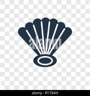 Seashell vektor Icon auf transparentem Hintergrund isoliert, Seashell Transparenz logo Konzept Stock Vektor