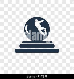 Wasser rollerball vector Symbol auf transparentem Hintergrund isoliert, Wasser rollerball Transparenz logo Konzept Stock Vektor