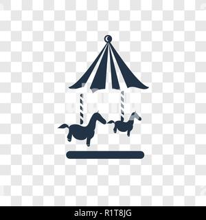 Vergnügungspark vektor Icon auf transparentem Hintergrund isoliert, Vergnügungspark Transparenz logo Konzept Stock Vektor