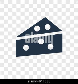 Käse vektor Icon auf transparentem Hintergrund isoliert, Käse Transparenz logo Konzept Stock Vektor