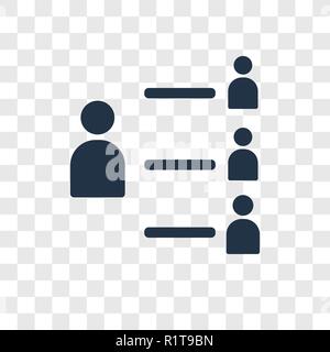 Gemeinschaft vektor Icon auf transparentem Hintergrund isoliert, Gemeinschaft Transparenz logo Konzept Stock Vektor