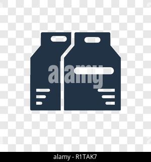 Nehmen Sie den Vektor Icon auf transparentem Hintergrund isoliert, Transparenz logo Konzept Stock Vektor