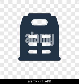 Nehmen Sie den Vektor Icon auf transparentem Hintergrund isoliert, Transparenz logo Konzept Stock Vektor