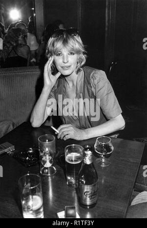 Marianne Faithfull in Stockholm 1979 Stockfoto