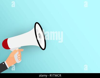 Megaphon. Vector Illustration Stock Vektor