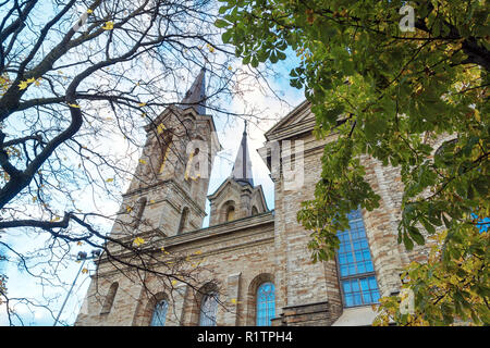 Charles Kirche oder Kaarli Kirche in der Altstadt von Tallinn. Stockfoto