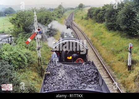 Die Mid Hants Railway" Watercress Line", Hampshire, England, UK. Ca. 1980 s Stockfoto