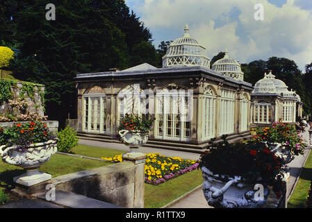 Die Wintergärten, Alton Towers Resort, Staffordshire, England, UK. Ca. 80er Stockfoto