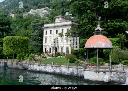 Lakeside Villa am Comer See. Stockfoto