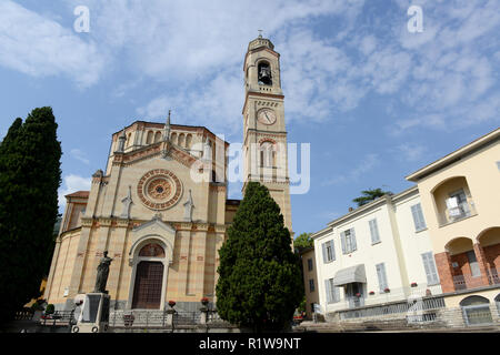 Kirche San Lorenzo, Tremezzo am Comer see Italien Stockfoto