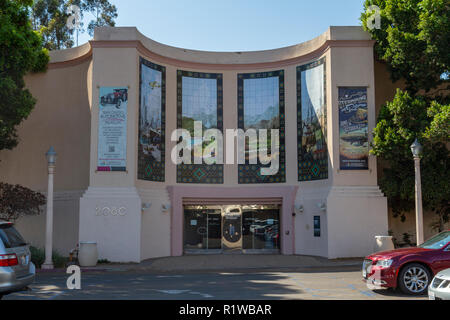 Die San Diego Automotive Museum im Balboa Park, San Diego, California, United States. Stockfoto