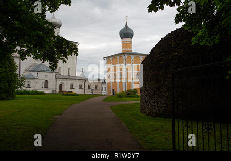 Khutyn Kloster des Erretters Verklärung und St. Varlaam Stockfoto