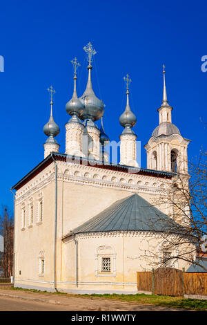 Smolenskaya Kirche in Schladming Stadt in der Oblast Wladimir in Russland. Stockfoto