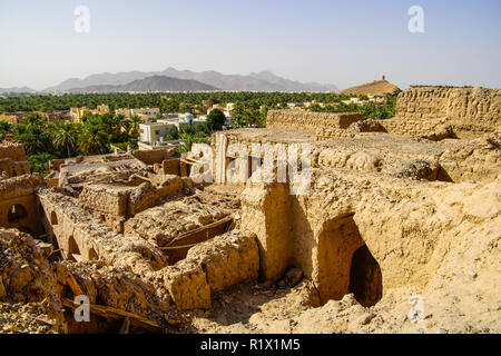 Birkat Al Mouz oder Bait Al Subah in Harat al Saybani außerhalb von Nizwa, Oman. Stockfoto