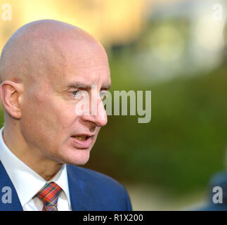 Andrew Adonis, Baron Adonis (Peer) auf College Green, Westminster, London. Novemver 2018 Stockfoto