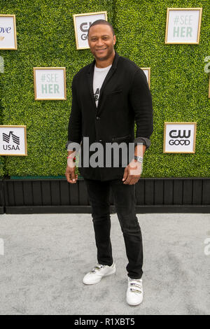 Prominente nehmen an der CW-Netz fallen Launch Event bei Warner Brothers in Burbank mit: David Ramsey Wo: Los Angeles, Kalifornien, Vereinigte Staaten, wenn: 14 Okt 2018 Credit: Brian/WENN.com Stockfoto