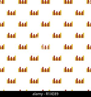 Neue Grafik Muster nahtlose im flachen Stil für jedes Design Stock Vektor