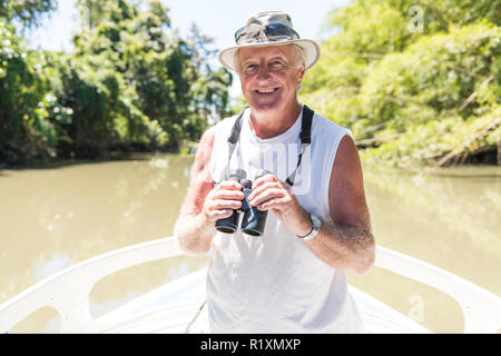 Mangrove schöner Ausflug auf dem Boot Stockfoto