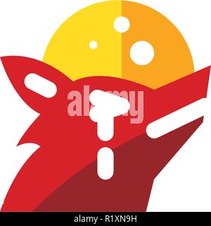 Halloween Feier Symbol Vorlage Stock Vektor