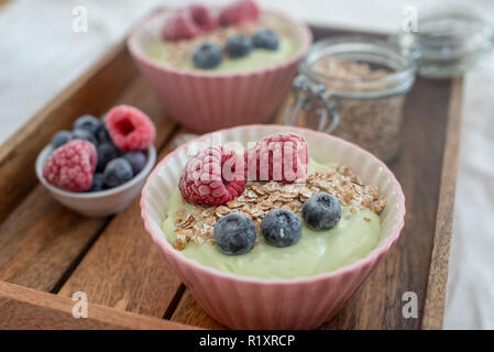 Gesunde smoothie Schüssel Stockfoto