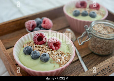 Gesunde smoothie Schüssel Stockfoto