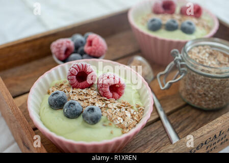 Gesunde smoothie Schüssel Stockfoto