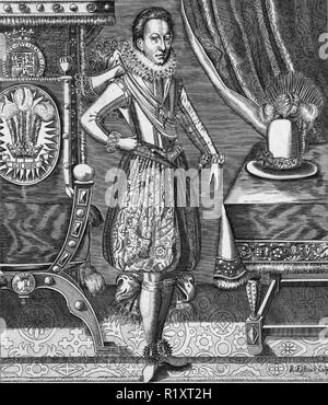 Heinrich Friedrich, Prinz von Wales (1594-1612) ältester Sohn von James I Stockfoto