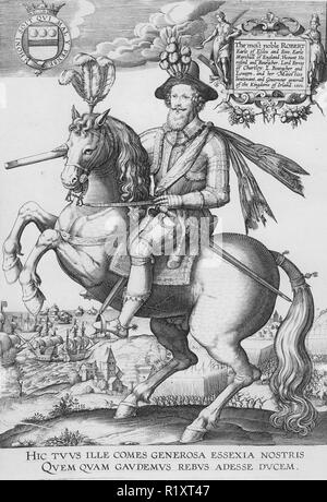 ROBERT DEVEREUX, 2nd Earl of Essex (1565-1601) englischer Edelmann Stockfoto