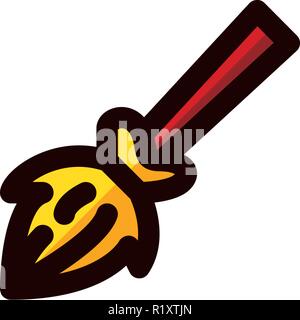Halloween Feier Symbol Vorlage Stock Vektor