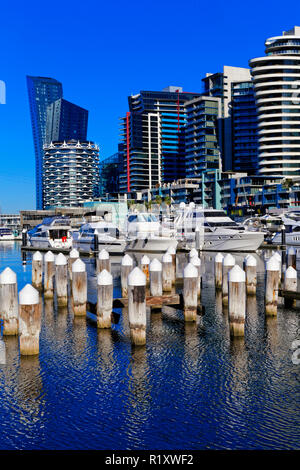Waterfront City, New Quay, Melbourne Docklands, Marina, Australien Stockfoto