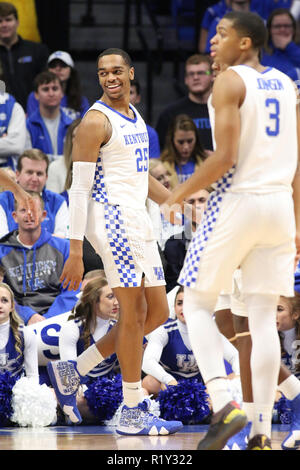 Lexington, Kentucky, USA. 14 Nov, 2018. Die Kentucky PJ Washington während eines NCAA Basketball Spiel zwischen den Kentucky Wildkatzen und der North Dakota Kampf gegen die Falken an der Rupp Arena in Lexington, Kentucky. Kevin Schultz/CSM/Alamy leben Nachrichten Stockfoto