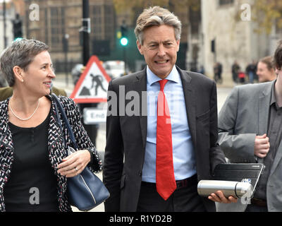 Westminster, London, Großbritannien. 15. November 2018. MP Ben Bradshaw an den Häusern des Parlaments. Quelle: Matthew Chattle/Alamy leben Nachrichten Stockfoto