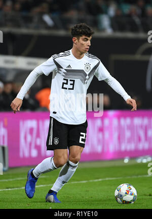 Leipzig, Deutschland. 15 Nov, 2018. Kai Havertz Deutschland GES/Fußball/Freundschaftsspiele: Deutschland - Russland, 15.11.2018 Fußball: Testspiel: Deutschland gegen Russland, Leipzig, 15. November 2018 | Verwendung der weltweiten Kredit: dpa/Alamy leben Nachrichten Stockfoto