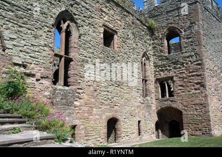 SHROPSHIRE; Ludlow Castle; großer Saal Stockfoto