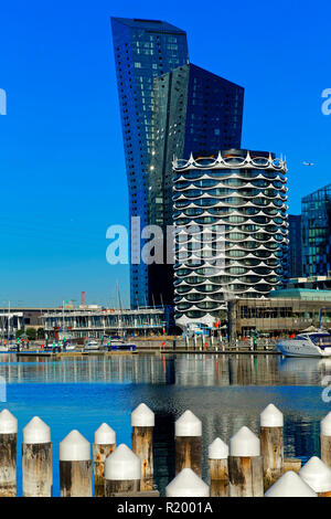 Waterfront City, New Quay, Melbourne Docklands, Marina, Australien Stockfoto