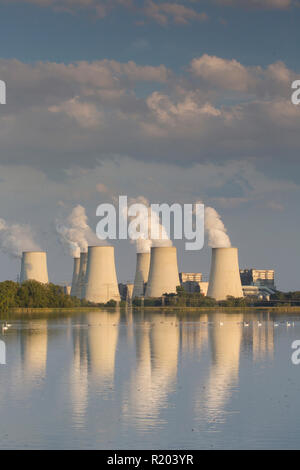 Jaenschwalde Braunkohlekraftwerk. Brandenburg, Deutschland Stockfoto