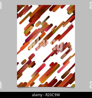 Bunte moderne Abstrakte flyer Hintergrund verknüpfte Rechnungsvorlagennummer-vector Seite Design mit Steigung Streifen Stock Vektor