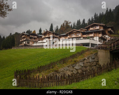 Kaltenbach, Österreich - Oktober 29, 2017: Das Apart Hotel Kaltenbach im Zillertal (Zillertal) Region Stockfoto