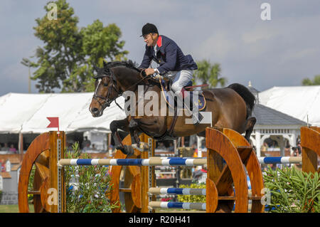 Robert Smith (GBR), Marius Claudius, CSI-W Wellington, im Februar 2007, Bainbridge Leerlauf Würfel Classic, CSI-W Stockfoto