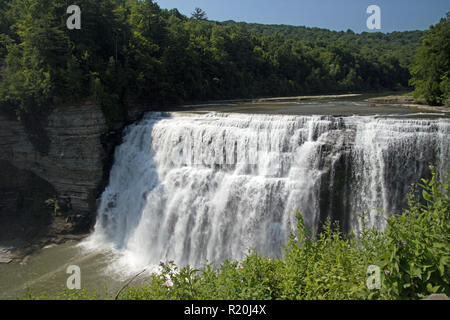 Wasser fällt in Letchworth State Park in New York Stockfoto