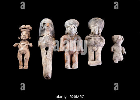 Pre Columbian Chupicuaro Figuren um 100 v. Chr.. Stockfoto