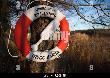 Kottlasjön, Lidingö (Schweden) Stockfoto