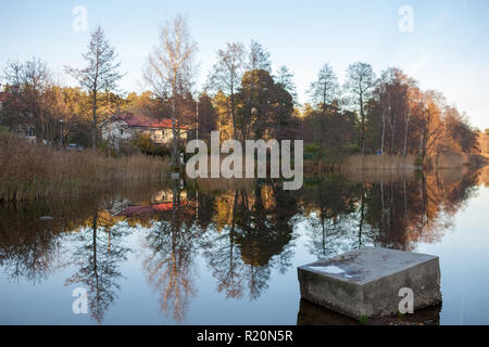 Kottlasjön, Lidingö (Schweden) Stockfoto
