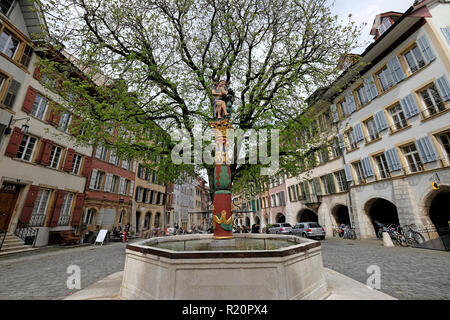 Schweiz, Biel, Biel, Altstadt Stockfoto