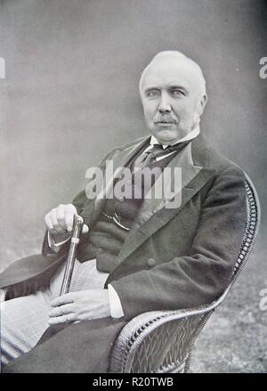 Henry Asquith (1836-1908) Schottisch-getragener britischer Premierminister 1905-1908. Stockfoto