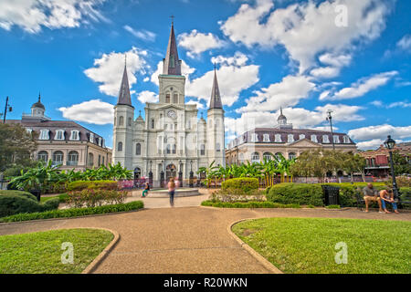 St. Louis Cathedral in New Orleans, LA Stockfoto