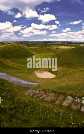 5. Loch ein Par 3 Der Dell genannt, Lahinch Golf Club, Irland Austragungsort der Irish Open 2019 auf der PGA European Tour Stockfoto